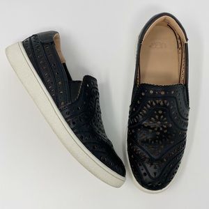 UGG Cas Perforated Slip On Shoes Black Size 8